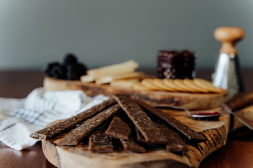 grass-fed dry beef jerky sticks