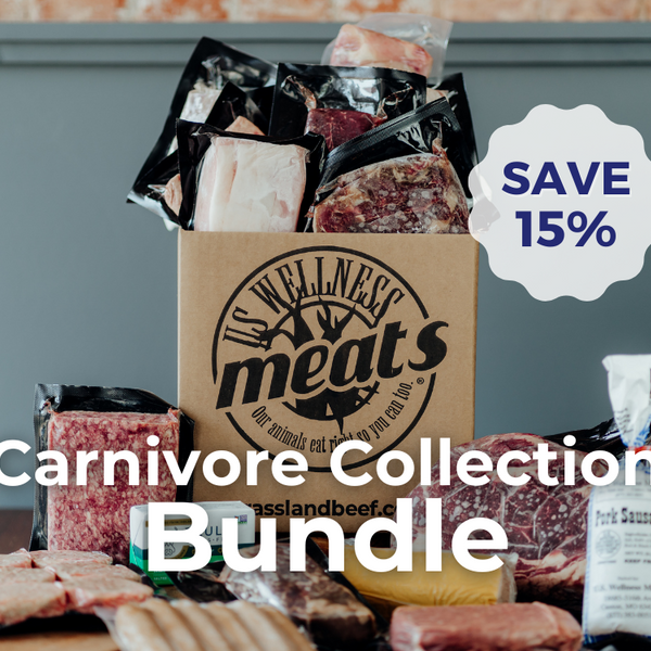 variety steaks, chicken, ground beef, roasts, carnivore bundle