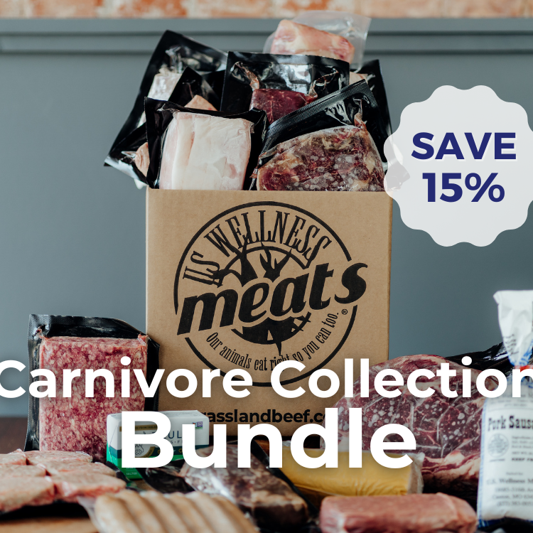 variety steaks, chicken, ground beef, roasts, carnivore bundle