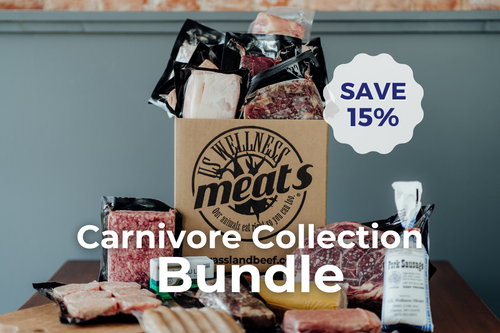 variety steaks, chicken, ground beef, roasts, carnivore bundle