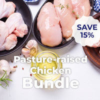 pasture raised chicken breasts, drumsticks, wings, more