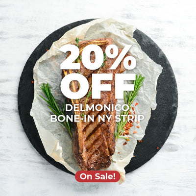 Delmonico Bone-in NY Strip Steak - 14 oz.