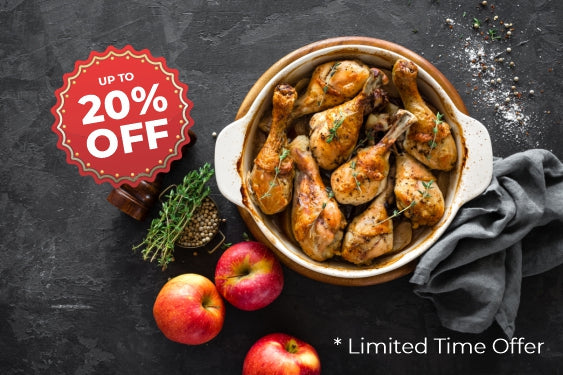 pasture-raised chicken drumsticks in a crockpot