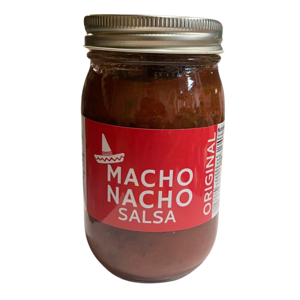 original macho nacho salsa jar
