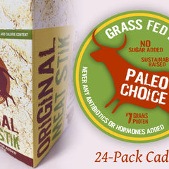 Paleo Choice Original Meat Sticks - 24PK Caddy
