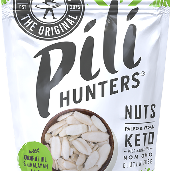 pili hunters original nuts front of package