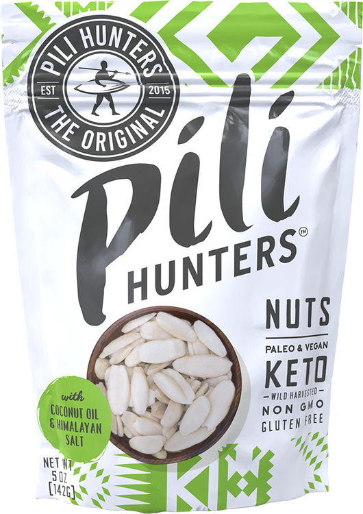 pili hunters original nuts front of package