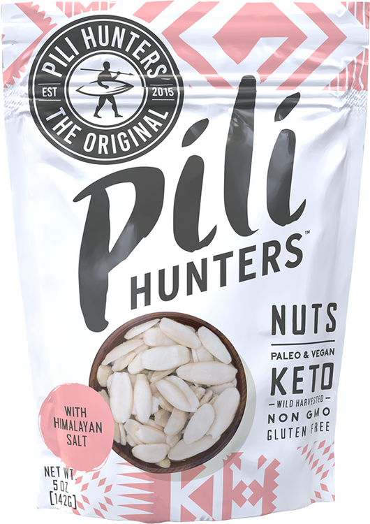 Pili Hunters™ Nuts - Just Pink Himalayan Salt