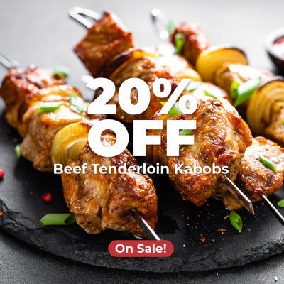 Beef Tenderloin Kabobs - 1 lb.