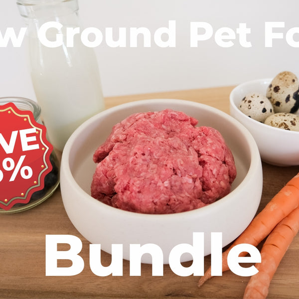 raw ground pet food bundle save 15%