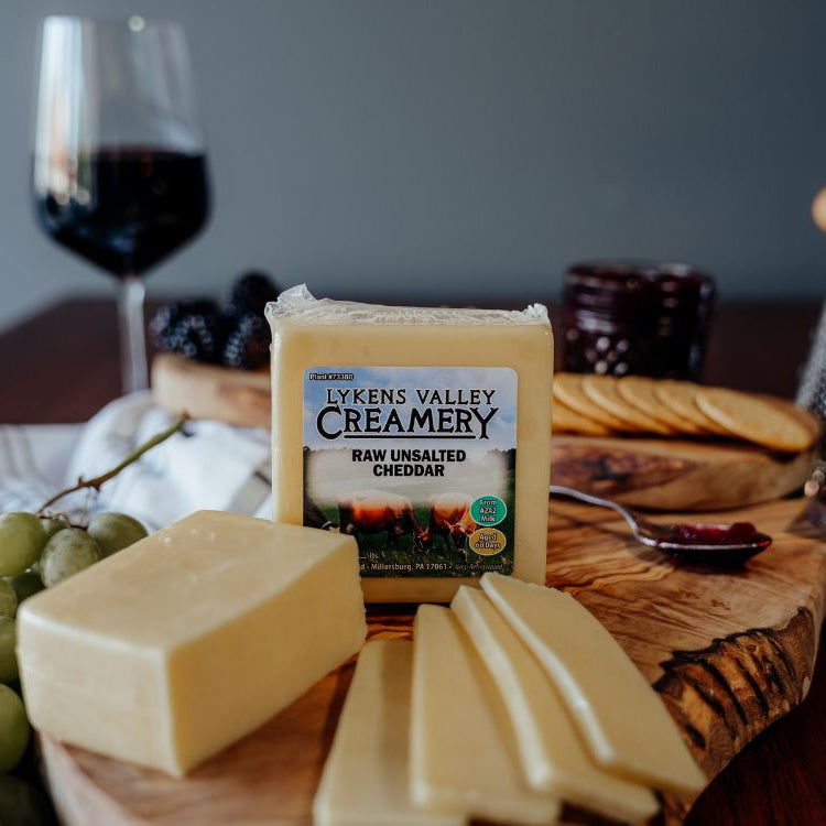 Raw Unsalted Cheddar Cheese
