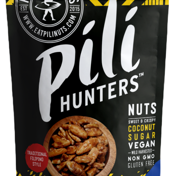 pili hunters nuts with coconut sugar