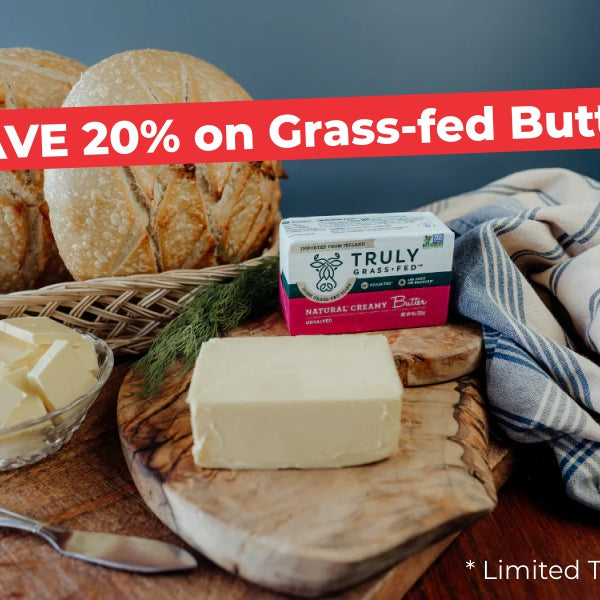 Truly Grass-fed UnSalted Butter - 8 oz