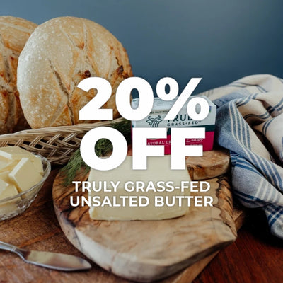 Truly Grass-fed UnSalted Butter - 8 oz