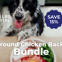 Ground Chicken Backs Bundle 15% OFF Pet Food