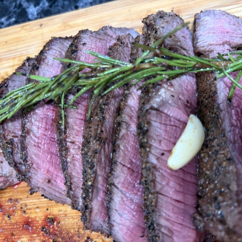 Grass-Fed Filet Mignon with Zip Sauce