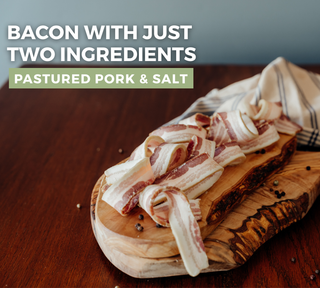 Bacon photo with text that says 