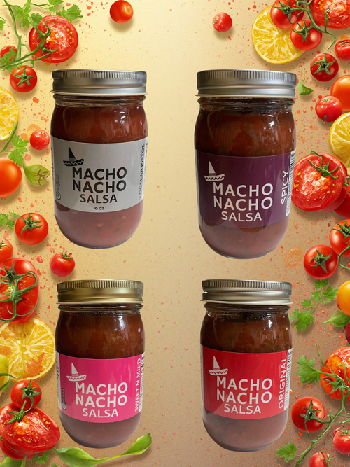 Macho Nacho 4 Pack Sampler - Free Shipping (Best Deal)