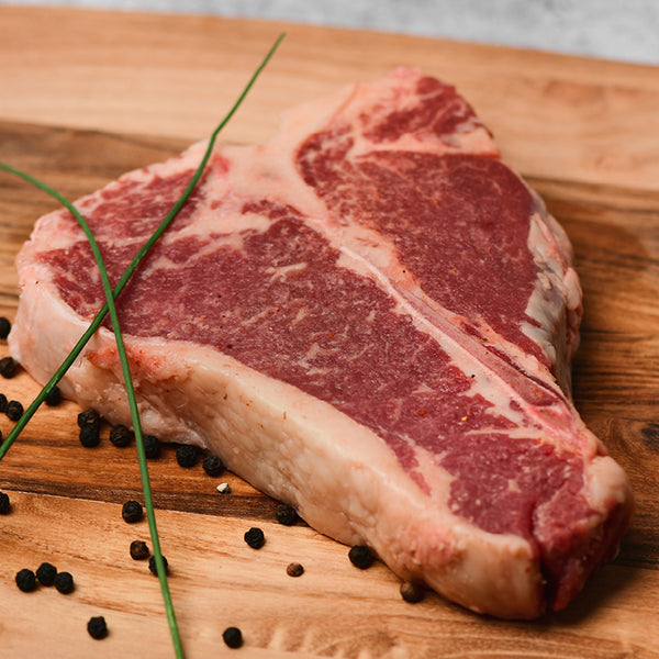 grass-fed beef tbone steak
