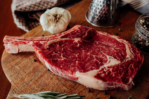 Grassfed French Ribeye Steak, Tomahawk Steak, Cowboy Cut