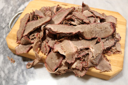 hickory smoked grassfed beef brisket ENDS