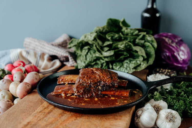Slow Cooked BBQ Beef Short Ribs