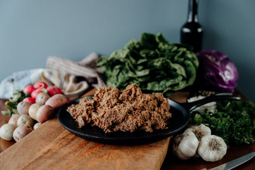 BBQ Beef Shredded on a skillet