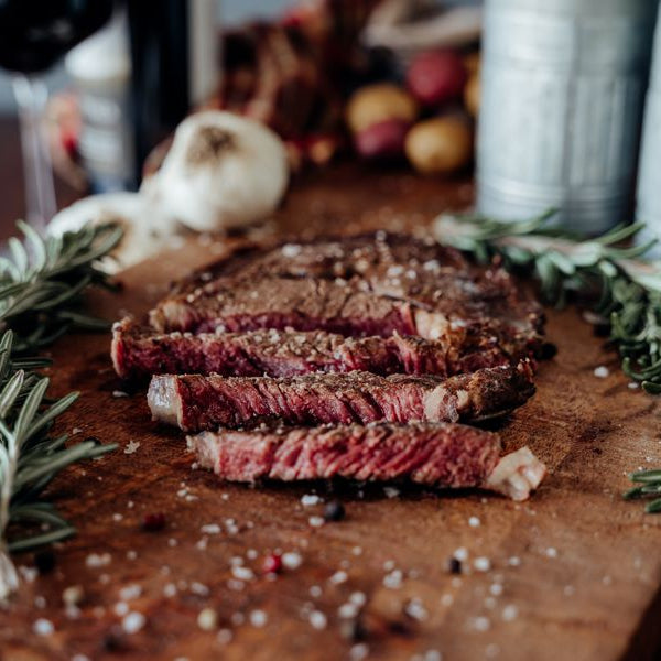 Grassfed Beef Ribeye Steak grilled