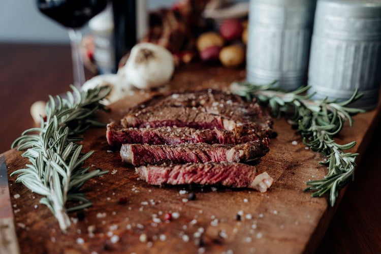 Grassfed Beef Ribeye Steak grilled