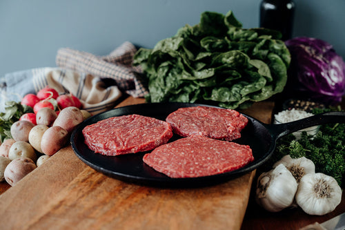 Grass-Fed Bison Patties