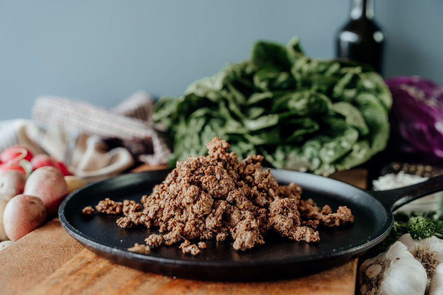 Ground Bison 1 Pound Package US Wellness Meats