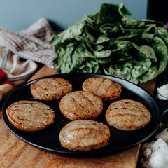 Sugar Free Pork Breakfast Sausage Patties - 6 (3.2 oz)