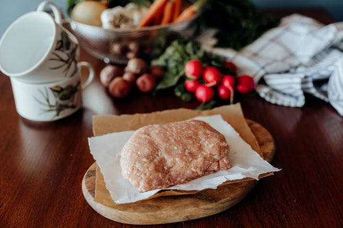 pastured chicken sausage, ground chicken sausage, breakfast sausage