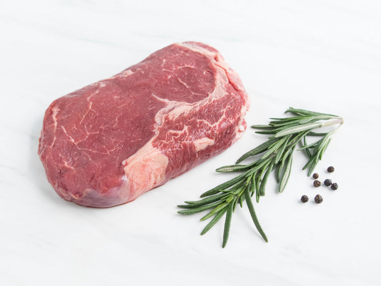 Grassfed beef ribeye boneless steak