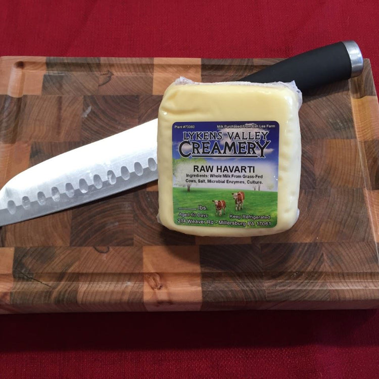 Raw Grass-Fed Havarti Cheese - 10.5 oz.