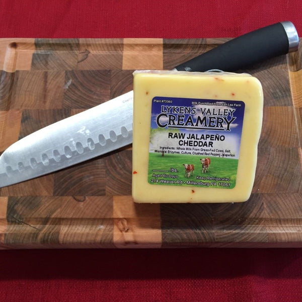 Raw Grass-Fed Jalapeno Cheese - 10.5 oz.